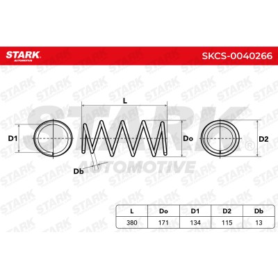 Suspension Spring Stark SKCS-0040266 SKCS-0040266 - photo 5