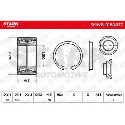 Wheel Bearing Stark SKWB-0180827 SKWB-0180827 - photo 6