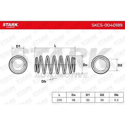 Suspension Spring Stark SKCS-0040189 SKCS-0040189 - photo 6