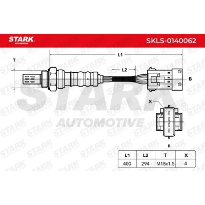 Lambda (Oxygen) Sensor Stark SKLS-0140062 SKLS-0140062 - photo 3