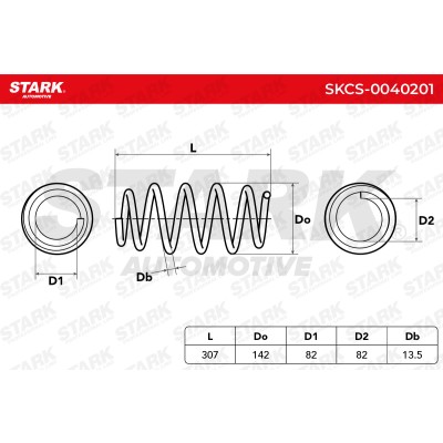 Suspension Spring Stark SKCS-0040201 SKCS-0040201 - photo 6