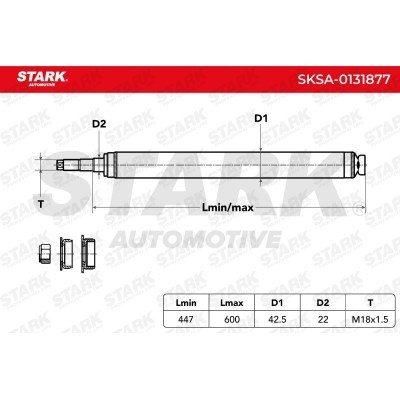 Shock Absorber Stark SKSA-0131877 SKSA-0131877 - photo 7