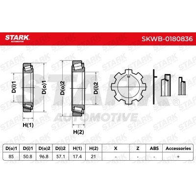 Wheel Bearing Stark SKWB-0180836 SKWB-0180836 - photo 5