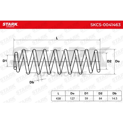 Suspension Spring Stark SKCS-0041463 SKCS-0041463 - photo 4