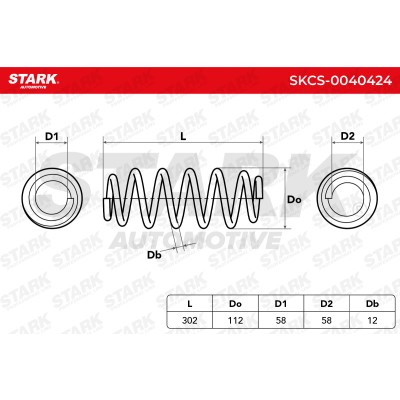 Suspension Spring Stark SKCS-0040424 SKCS-0040424 - photo 6
