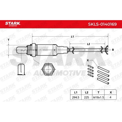 Lambda (Oxygen) Sensor Stark SKLS-0140169 SKLS-0140169 - photo 6