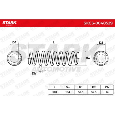 Suspension Spring Stark SKCS-0040529 SKCS-0040529 - photo 4