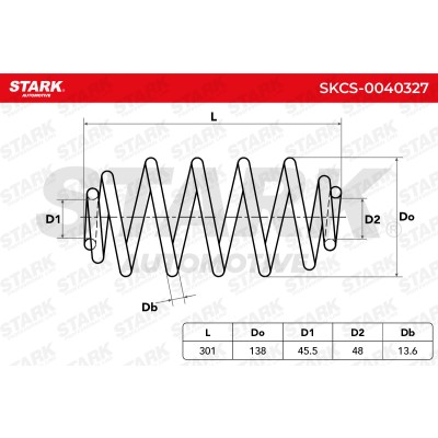 Suspension Spring Stark SKCS-0040327 SKCS-0040327 - photo 4