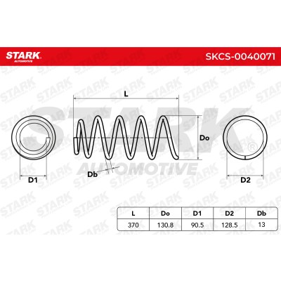 Suspension Spring Stark SKCS-0040071 SKCS-0040071 - photo 6
