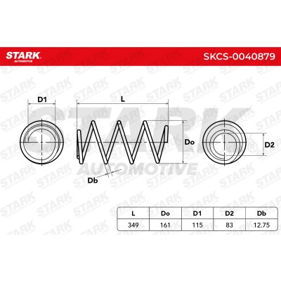 Suspension Spring Stark SKCS-0040879 SKCS-0040879 - photo 5