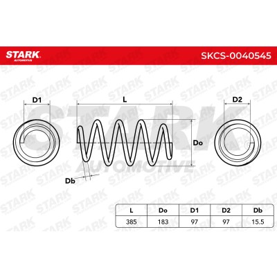 Suspension Spring Stark SKCS-0040545 SKCS-0040545 - photo 6
