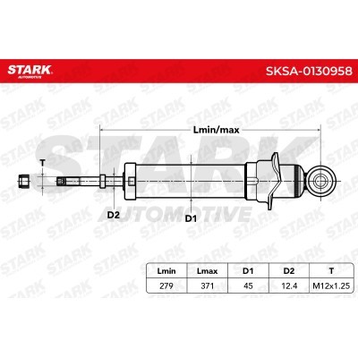 Shock Absorber Stark SKSA-0130958 SKSA-0130958 - photo 3