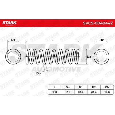 Suspension Spring Stark SKCS-0040442 SKCS-0040442 - photo 5