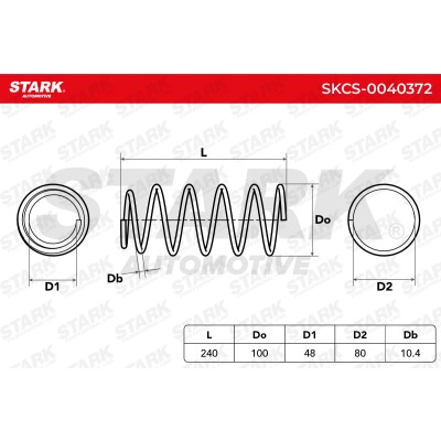 Suspension Spring Stark SKCS-0040372 SKCS-0040372 - photo 5