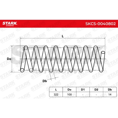 Suspension Spring Stark SKCS-0040802 SKCS-0040802 - photo 4