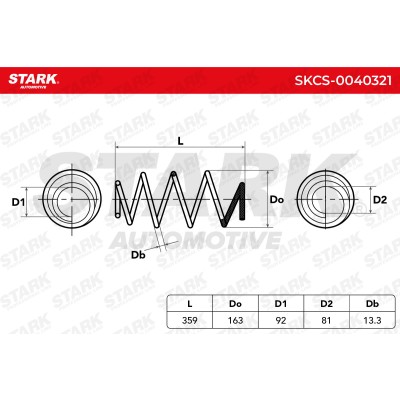 Suspension Spring Stark SKCS-0040321 SKCS-0040321 - photo 4