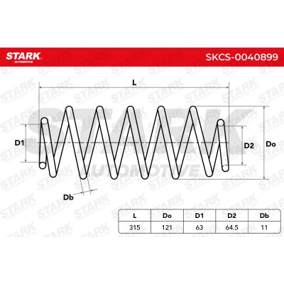 Suspension Spring Stark SKCS-0040899 SKCS-0040899 - photo 4