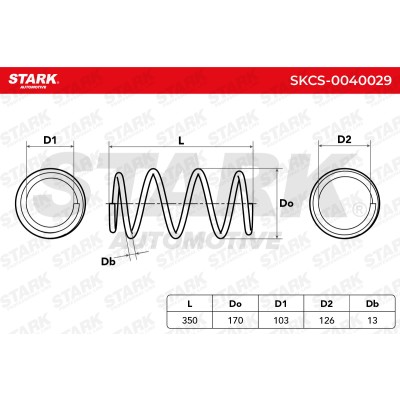 Suspension Spring Stark SKCS-0040029 SKCS-0040029 - photo 6