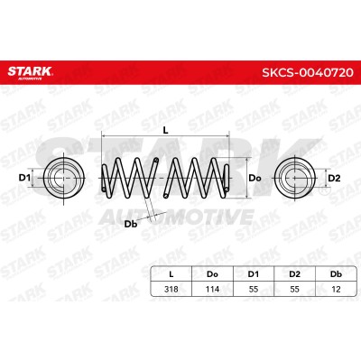 Suspension Spring Stark SKCS-0040720 SKCS-0040720 - photo 5