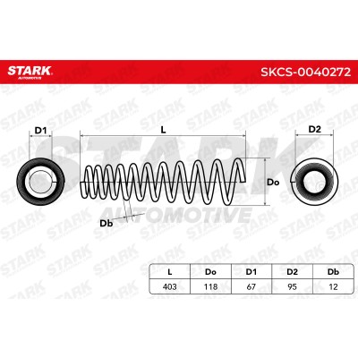 Suspension Spring Stark SKCS-0040272 SKCS-0040272 - photo 6