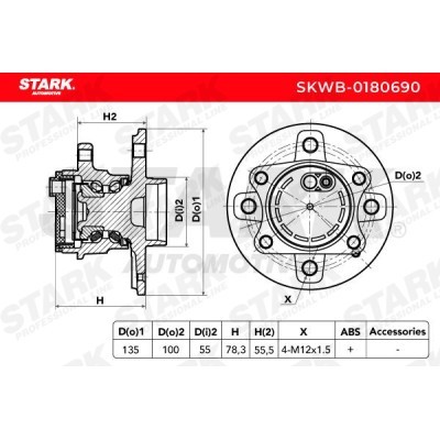 Wheel Bearing Stark SKWB-0180690 SKWB-0180690 - photo 3