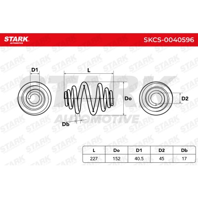 Suspension Spring Stark SKCS-0040596 SKCS-0040596 - photo 5