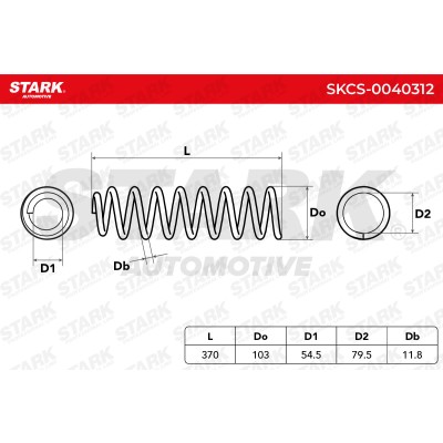 Suspension Spring Stark SKCS-0040312 SKCS-0040312 - photo 6