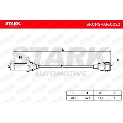 Crankshaft Pulse Sensor Stark SKCPS-0360022 SKCPS-0360022 - photo 3