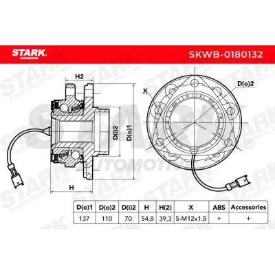 Wheel Bearing Stark SKWB-0180132 SKWB-0180132 - photo 3
