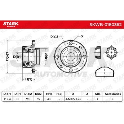 Wheel Bearing Stark SKWB-0180362 SKWB-0180362 - photo 4