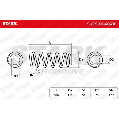 Suspension Spring Stark SKCS-0040410 SKCS-0040410 - photo 4