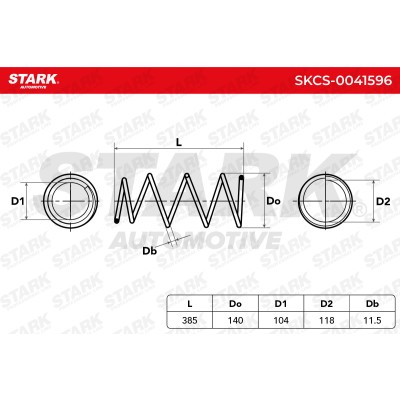 Suspension Spring Stark SKCS-0041596 SKCS-0041596 - photo 5
