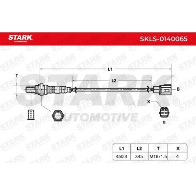 Lambda (Oxygen) Sensor Stark SKLS-0140065 SKLS-0140065 - photo 7
