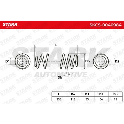 Suspension Spring Stark SKCS-0040984 SKCS-0040984 - photo 5