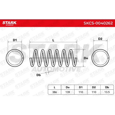 Suspension Spring Stark SKCS-0040262 SKCS-0040262 - photo 5