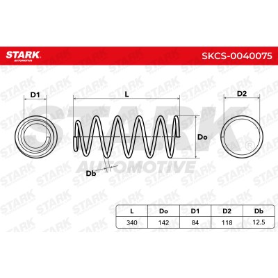 Suspension Spring Stark SKCS-0040075 SKCS-0040075 - photo 6