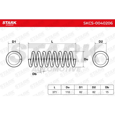 Suspension Spring Stark SKCS-0040206 SKCS-0040206 - photo 6