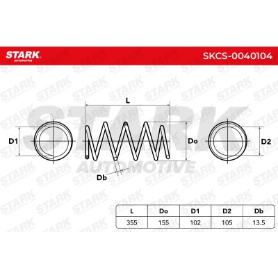 Suspension Spring Stark SKCS-0040104 SKCS-0040104 - photo 5