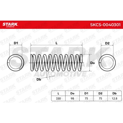Suspension Spring Stark SKCS-0040301 SKCS-0040301 - photo 5