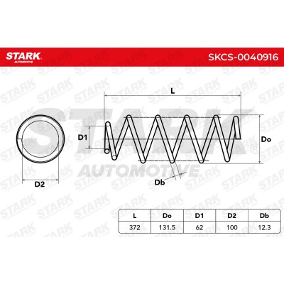 Suspension Spring Stark SKCS-0040916 SKCS-0040916 - photo 4