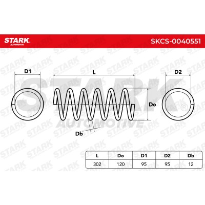 Suspension Spring Stark SKCS-0040551 SKCS-0040551 - photo 5