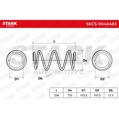Suspension Spring Stark SKCS-0040483 SKCS-0040483 - photo 5