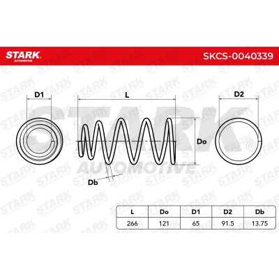 Suspension Spring Stark SKCS-0040339 SKCS-0040339 - photo 6
