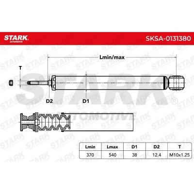 Shock Absorber Stark SKSA-0131380 SKSA-0131380 - photo 3