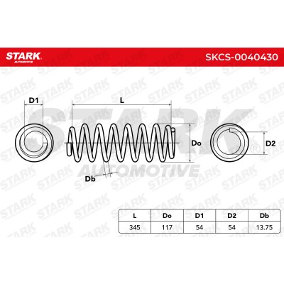 Suspension Spring Stark SKCS-0040430 SKCS-0040430 - photo 5