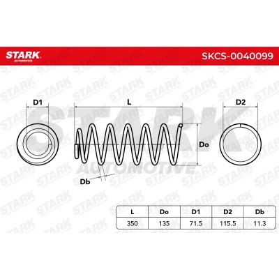 Suspension Spring Stark SKCS-0040099 SKCS-0040099 - photo 6
