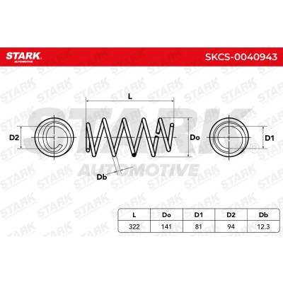 Suspension Spring Stark SKCS-0040943 SKCS-0040943 - photo 5