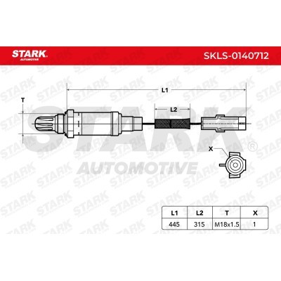 Lambda (Oxygen) Sensor Stark SKLS-0140712 SKLS-0140712 - photo 6