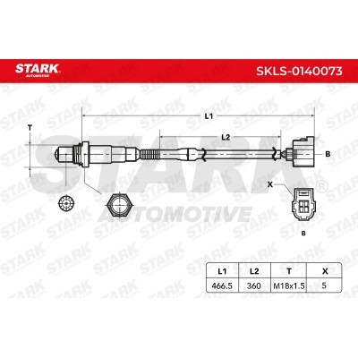 Lambda (Oxygen) Sensor Stark SKLS-0140073 SKLS-0140073 - photo 6