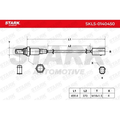 Lambda (Oxygen) Sensor Stark SKLS-0140450 SKLS-0140450 - photo 6